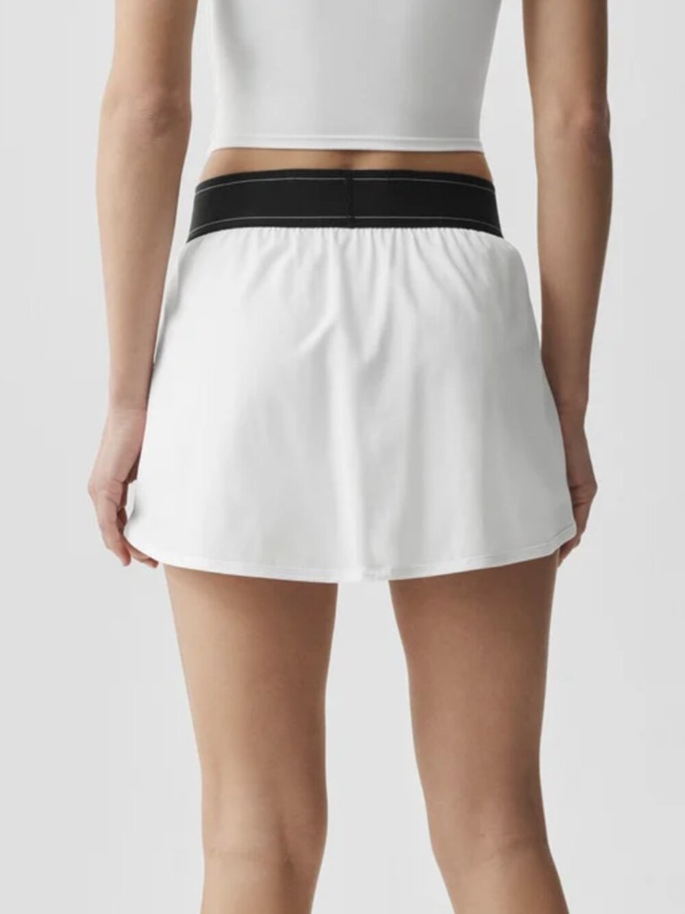 NWT☀️ALO Yoga Match Point Tennis Skirt🤍White - Picture 11 of 11